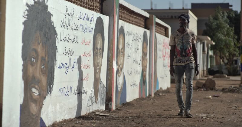 Film still from Arab film Sudan Remember us