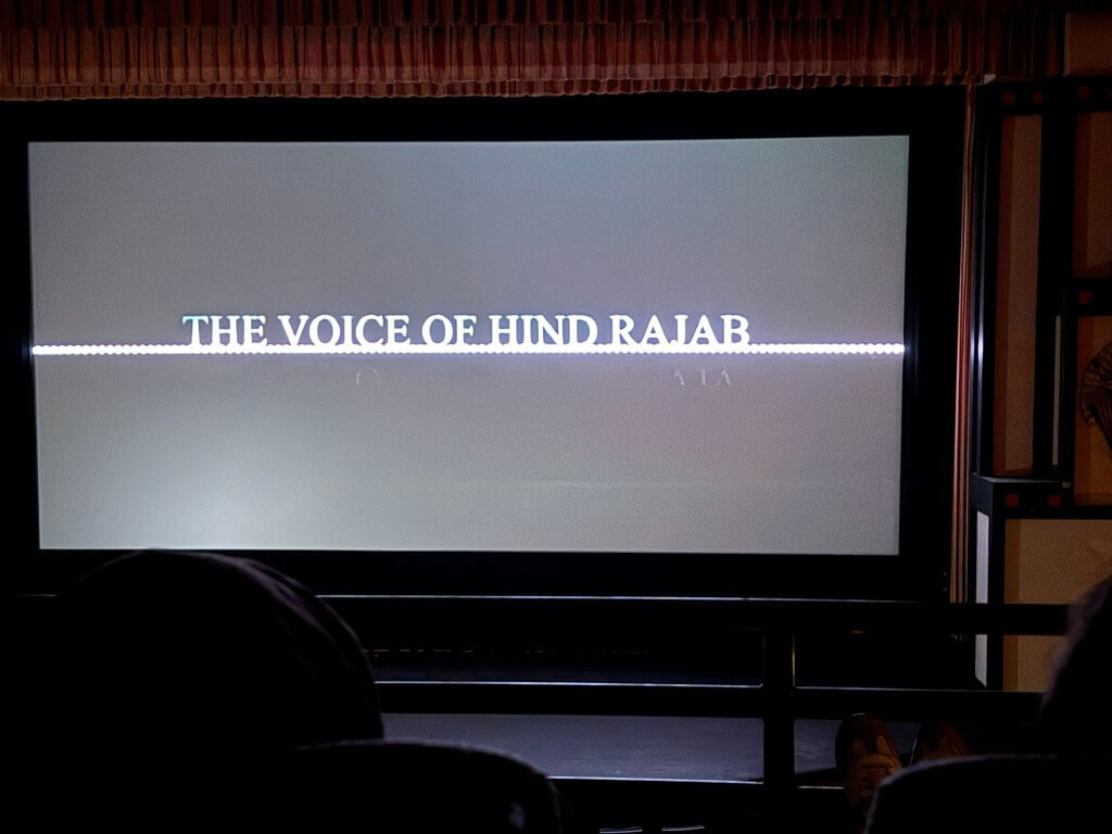 The Voice of Hind Rajab at the 29th Arab Film Festival