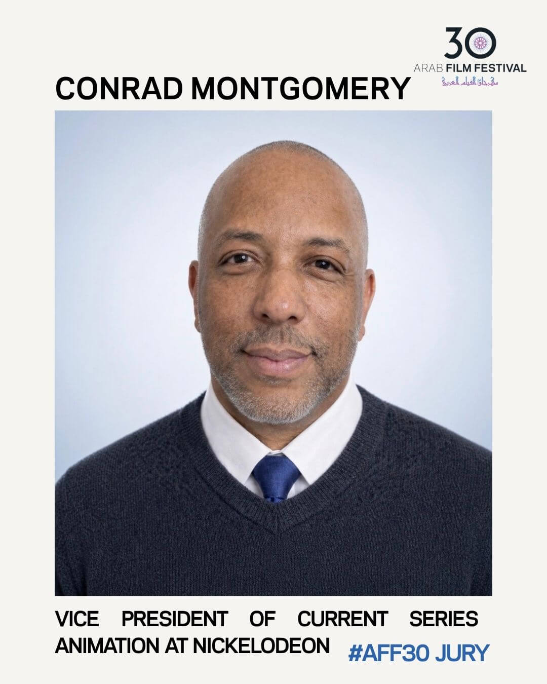 Conrad Montgomery is on the jury of the 30th Arab Film Festival